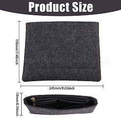 Войлочная вставка-органайзер для кошелька&nbsp;AJEW-WH0434-16A-01