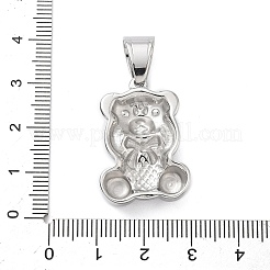 Эмалевые подвески из хирургической нержавеющей стали 316 STAS-P412-05P