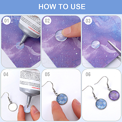 Набор для самостоятельного изготовления подвесных сережек-куполов из нержавеющей стали 304 DIY-SP0001-08A-P