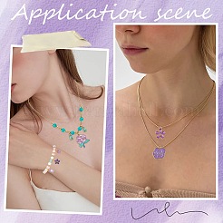 40шт 10 стиля подвески из сплава с эмалью ENAM-SC0005-31