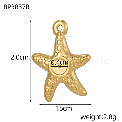 Подвески из нержавеющей стали 304 с оправой кабошон&nbsp;STAS-OY009-54G