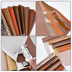 8шт прямоугольная ткань из искусственной кожи FIND-WH20020-24B