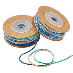 2 рулон сегментного окрашенного хлопкового шнура-шнура OCOR-TA0002-95C