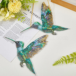 Акриловые подвесные ловцы солнца в виде птиц&nbsp;HJEW-WH20021-02D