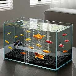 Quadratische Aquariumtrennwand aus Acryl&nbsp;DIY-WH0899-599