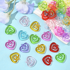 80шт прозрачные акриловые подвески TACR-SP0001-32