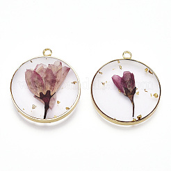 Подвески из прозрачной эпоксидной смолы&nbsp;RESI-L036-12G-03