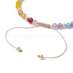 Verstellbare geflochtene Nylonfadenarmbänder für Damen&nbsp;BJEW-JB11660-01