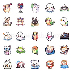 50шт. бумажные наклейки с изображением животных из мультфильмов STIC-C012-01