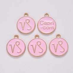 Pendentifs d'émail en alliage&nbsp;ENAM-S124-01B-09E