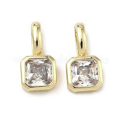 Латунные микро проложить кубического циркония подвески&nbsp;KK-G555-21G-A