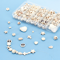 15 стиль синтетические бирюзовые бусины G-PH0002-42