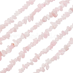 3 нить бусин из натурального розового кварца&nbsp;G-BC0001-23