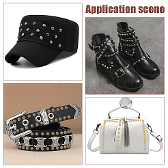 240 шт. 12 стиля латунных шпилек заклепок FIND-WR0011-58