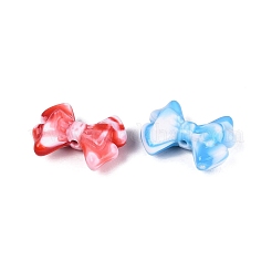 Perles acryliques opaques de deux tons&nbsp;OACR-Q199-30
