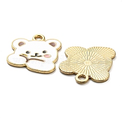 40шт 2 цвета сплава эмалевые подвески ENAM-SZ0002-34