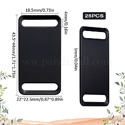 25 шт. алюминиевые соединительные подвески&nbsp;FIND-SP0002-96EB