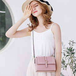 1 poignée de sac en alliage de zinc avec chaîne gourmette&nbsp;FIND-WR0008-78C