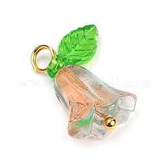 8шт 8 цвета стеклянные подвески&nbsp;PALLOY-JF03533-01