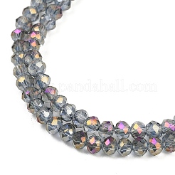 Гальванизируйте прозрачное стекло бисер нитей&nbsp;EGLA-A034-T4mm-G05