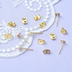 20 шт. фурнитура для сережек-гвоздиков из нержавеющей стали 304&nbsp;STAS-YW0001-42E