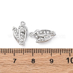 Подвески латунные горный хрусталь&nbsp;KK-E793-01P