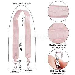 Двусторонний кожаный плечевой ремень AJEW-WH0002-49B