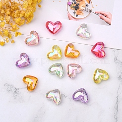 Покрытие ab цвет прозрачных акриловых бусин&nbsp;PACR-CJ0001-15