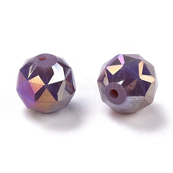 Гальванические непрозрачные стеклянные бусины&nbsp;EGLA-B003-02A-10