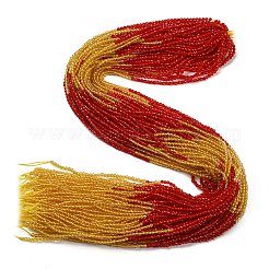 Прозрачный градиент цвета стеклянные бусины пряди&nbsp;GLAA-H021-01A-38