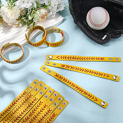 Коровьей шнур браслеты&nbsp;BJEW-WH0014-099A