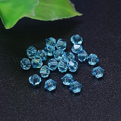 Imitazione sfaccettato cristallo austriaco fili di perle&nbsp;G-M180-4mm-10B