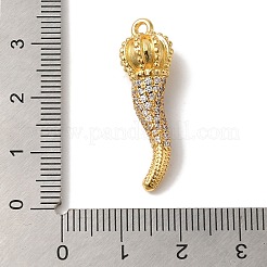 Pendentif en zircone cubique micro pavé de laiton placage en rack&nbsp;KK-A229-03E-G