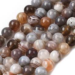 Природные Ботсвана агат бисер нитей G-H334-A01-01