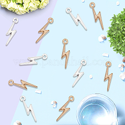 4 комплект подвесок в виде молнии из двухцветного сплава&nbsp;FIND-SC0017-55