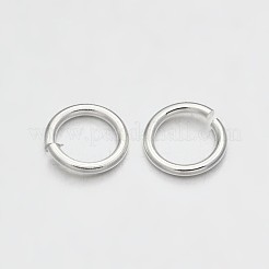 真鍮製オープンタイプ丸カン  ラウンド  銀  21ゲージ  4x0.7mm  内径：2.2mm  約11904個/500g&nbsp;KK-E647-17S-4mm