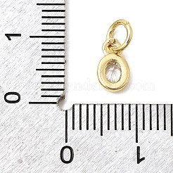 Breloques en laiton avec zircone cubique&nbsp;KK-G554-02A-01