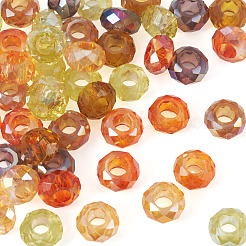 56 Stück 8 Farben gelbes Farbthema Glas European Beads&nbsp;GPDL-TA0001-12A