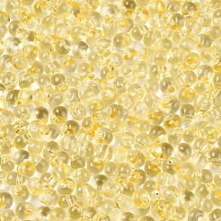 3/0 perles de rocaille à franges en verre peintes à la cuisson&nbsp;SEED-A034-04A