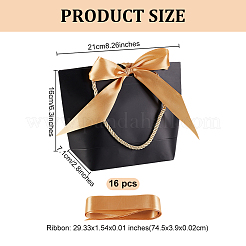 Прямоугольные бумажные подарочные пакеты&nbsp;ABAG-WH0038-68A-01