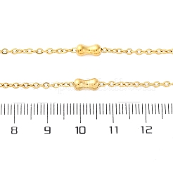 Ожерелья из нержавеющей стали 304 с костяным кабелем NJEW-C073-08G