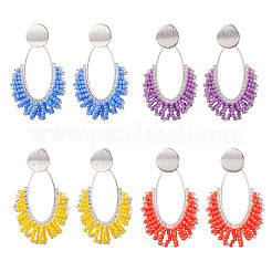 Латунные болтающиеся серьги&nbsp;EJEW-MZ00696