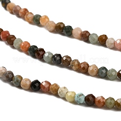 Бусы из натурального алашанского агата G-G277-A01-2mm