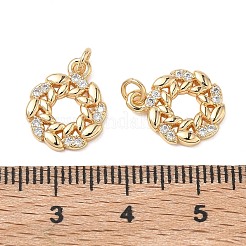 Messing klare Zirkonia Charms&nbsp;XGRQ3K932-530G