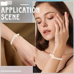 150 шт. 3 вида прозрачных жемчужных бусин из смолы RESI-PA0001-02B