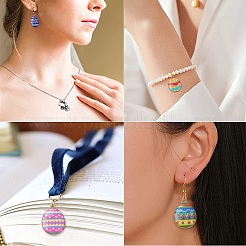 Подвески из сплава с принтом 28 цветов&nbsp;FIND-CJ0002-88