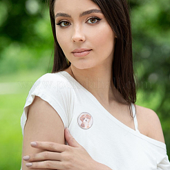 Набор для изготовления броши из нержавеющей стали 304 в виде купола своими руками&nbsp;DIY-UN0056-16