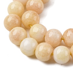 Colliers de perles de verre teintées à effet ombré&nbsp;X-GLAA-T031-01O-07
