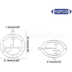 10 шт. подвеска из нержавеющей стали 304 с изображением лилит&nbsp;STAS-UN0028-57