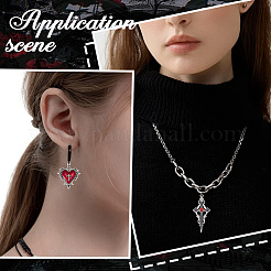 16 pendentif en alliage émaillé de 8 styles pour Halloween&nbsp;ENAM-SC0007-39